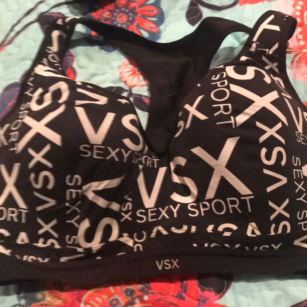 Victoria Secret sports bra.